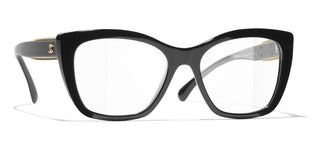 CHANEL CH 3460 women Black Cat Eye Eyeglasses