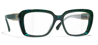 CHANEL CH 3461 women Green Square Eyeglasses