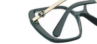 CHANEL CH 3462 women Green Square Eyeglasses