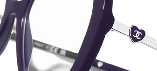 CHANEL CH 3462 women Violet Square Eyeglasses