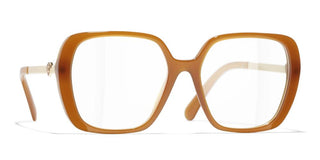 CHANEL CH 3462 women Brown Square Eyeglasses