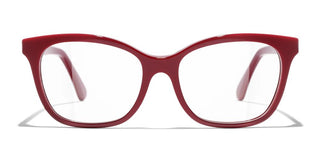 CHANEL CH 3463 women Red Rectangle Eyeglasses