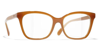 CHANEL CH 3463 women Brown Rectangle Eyeglasses