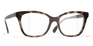 CHANEL CH 3463 women Brown Rectangle Eyeglasses