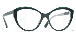 CHANEL CH 3464 women Green Cat Eye Eyeglasses