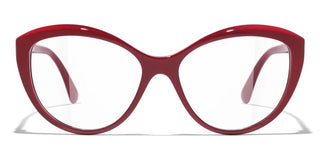 CHANEL CH 3464 women Red Cat Eye Eyeglasses