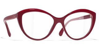 CHANEL CH 3464 women Red Cat Eye Eyeglasses