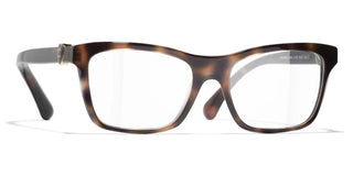 CHANEL CH 3465 women Brown Rectangle Eyeglasses