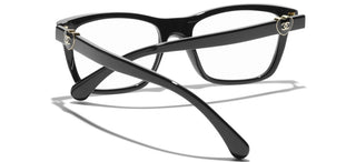 CHANEL CH 3465 women Black Rectangle Eyeglasses