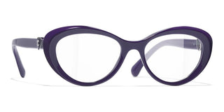 CHANEL CH 3466 women Violet Cat Eye Eyeglasses