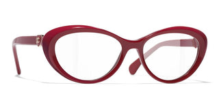 CHANEL CH 3466 women Red Cat Eye Eyeglasses