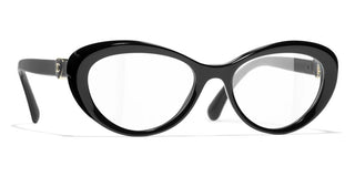 CHANEL CH 3466 women Black Cat Eye Eyeglasses