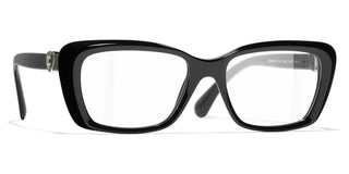 CHANEL CH 3467 women Black Rectangle Eyeglasses