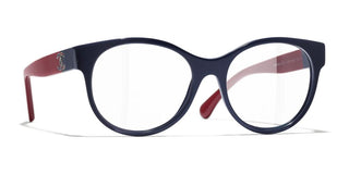 CHANEL CH 3471 women Blue Pantos Eyeglasses