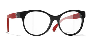 CHANEL CH 3471 women Black Pantos Eyeglasses