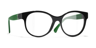 CHANEL CH 3471 women Black Pantos Eyeglasses