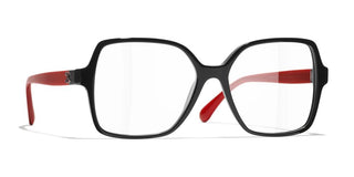 CHANEL CH 3473 women Black Square Eyeglasses