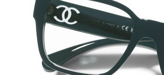 CHANEL CH 3475 women Green Square Eyeglasses