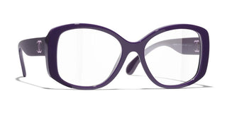 CHANEL CH 3476 women Violet Butterfly Eyeglasses