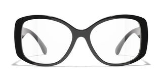 CHANEL CH 3476 women Black Butterfly Eyeglasses