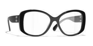 CHANEL CH 3476 women Black Butterfly Eyeglasses