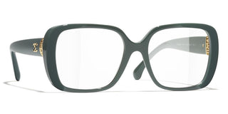 CHANEL CH 3479 women Green Square Eyeglasses