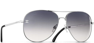 CHANEL CH 4189TQ women Silver Pilot Sunglasses