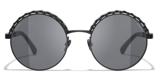 CHANEL CH 4265Q women Black Round Sunglasses