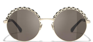 CHANEL CH 4265Q women Gold Round Sunglasses