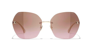 CHANEL CH 4271T women Gold Square Sunglasses