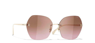 CHANEL CH 4271T women Gold Square Sunglasses