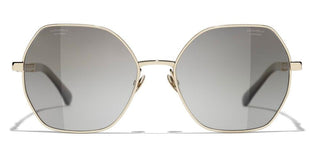 CHANEL CH 4281QH women Gold Square Sunglasses