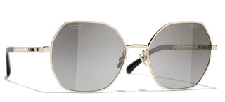 CHANEL CH 4281QH women Gold Square Sunglasses