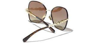 CHANEL CH 4283 women Gold Butterfly Sunglasses