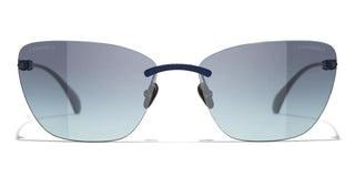 CHANEL CH 4286T women Blue Cat Eye Sunglasses