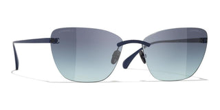 CHANEL CH 4286T women Blue Cat Eye Sunglasses