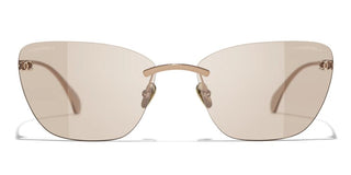 CHANEL CH 4286T women Rose gold Cat Eye Sunglasses