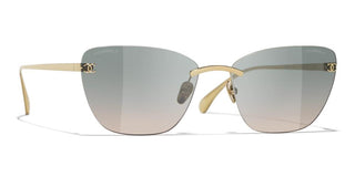 CHANEL CH 4286T women Gold Cat Eye Sunglasses