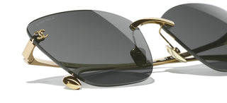 CHANEL CH 4286T women Gold Cat Eye Sunglasses