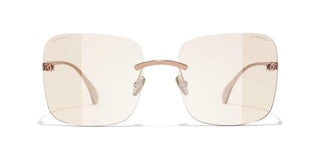 CHANEL CH 4287ST women Rose gold Square Sunglasses