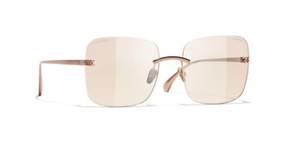 CHANEL CH 4287ST women Rose gold Square Sunglasses