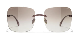 CHANEL CH 4287T women Brown Square Sunglasses