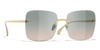 CHANEL CH 4287T women Gold Square Sunglasses