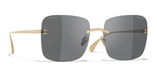 CHANEL CH 4287T women Gold Square Sunglasses