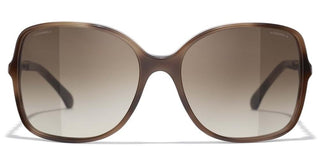 CHANEL CH 5210Q women Havana Square Sunglasses