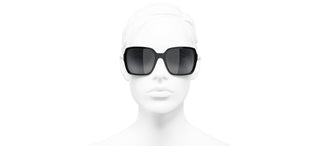 CHANEL CH 5408 women Black Square Sunglasses