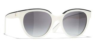 CHANEL CH 5414 women White Cat Eye Sunglasses