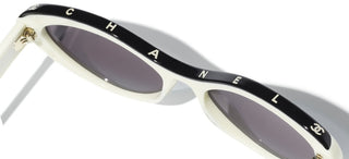 CHANEL CH 5416 women White Visor Sunglasses