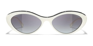 CHANEL CH 5416 women White Visor Sunglasses