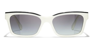 CHANEL CH 5417 women White Visor Sunglasses